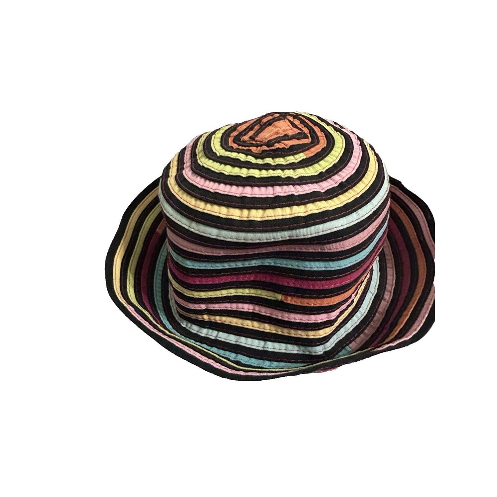 Sun-N-Sand  Woman’s Beach fishing gardening outdoor Rainbow Colors Bucket Hat - Picture 4 of 10